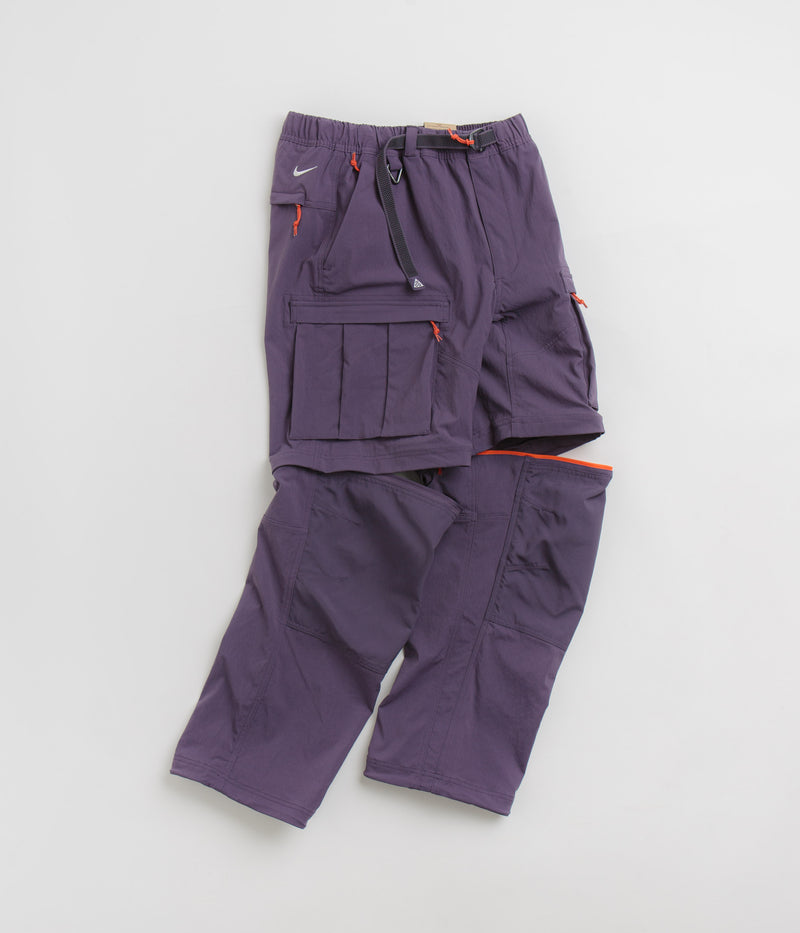 Nike ACG Smith Summit Cargo Pants in Dark Raisin and Black / Summit White