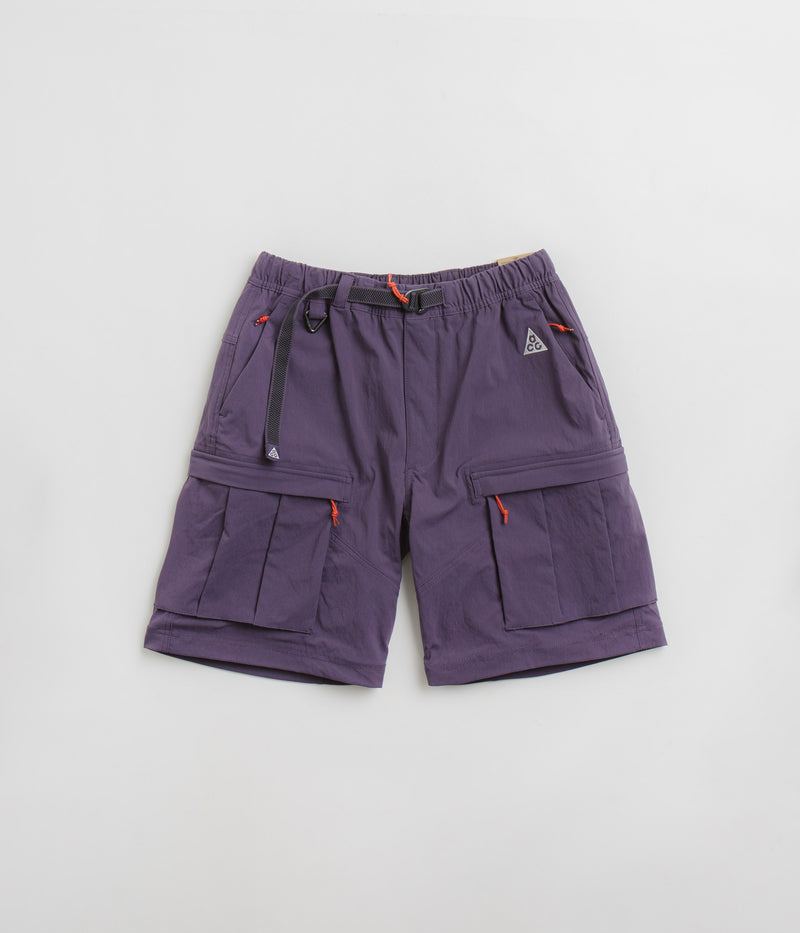 Nike ACG Smith Summit Cargo Pants in Dark Raisin and Black / Summit White
