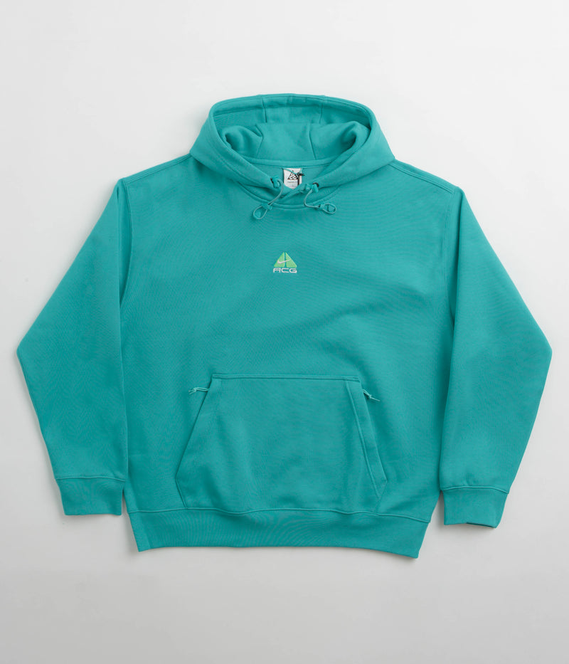 Nike ACG Therma-FIT Fleece Hoodie in Dusty Cactus and Summit White