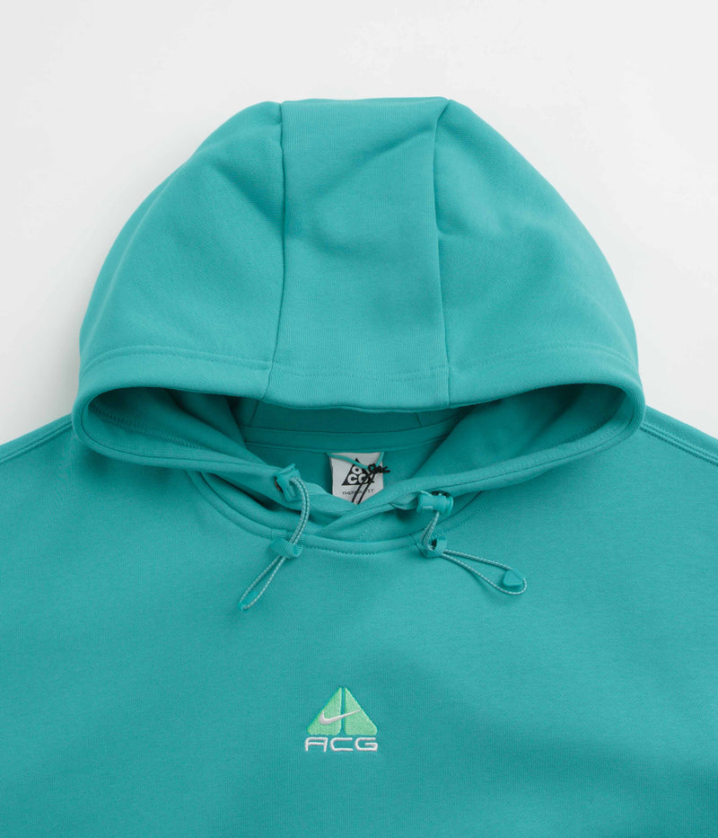 Nike ACG Therma-FIT Fleece Hoodie in Dusty Cactus and Summit White