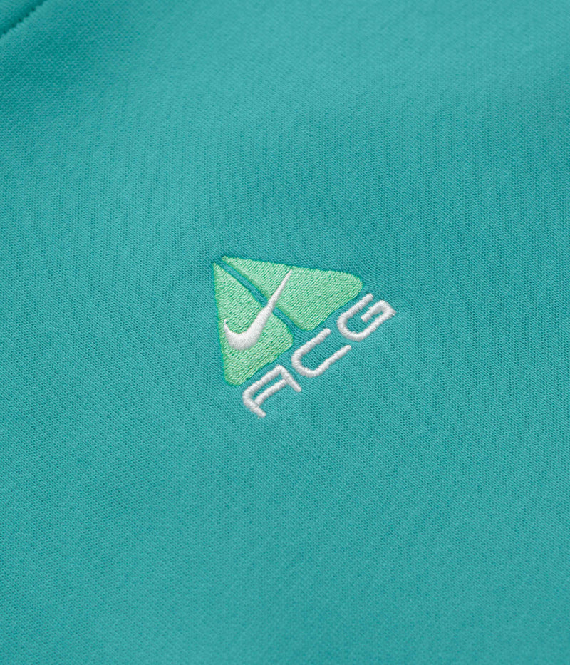 Nike ACG Therma-FIT Fleece Hoodie in Dusty Cactus and Summit White