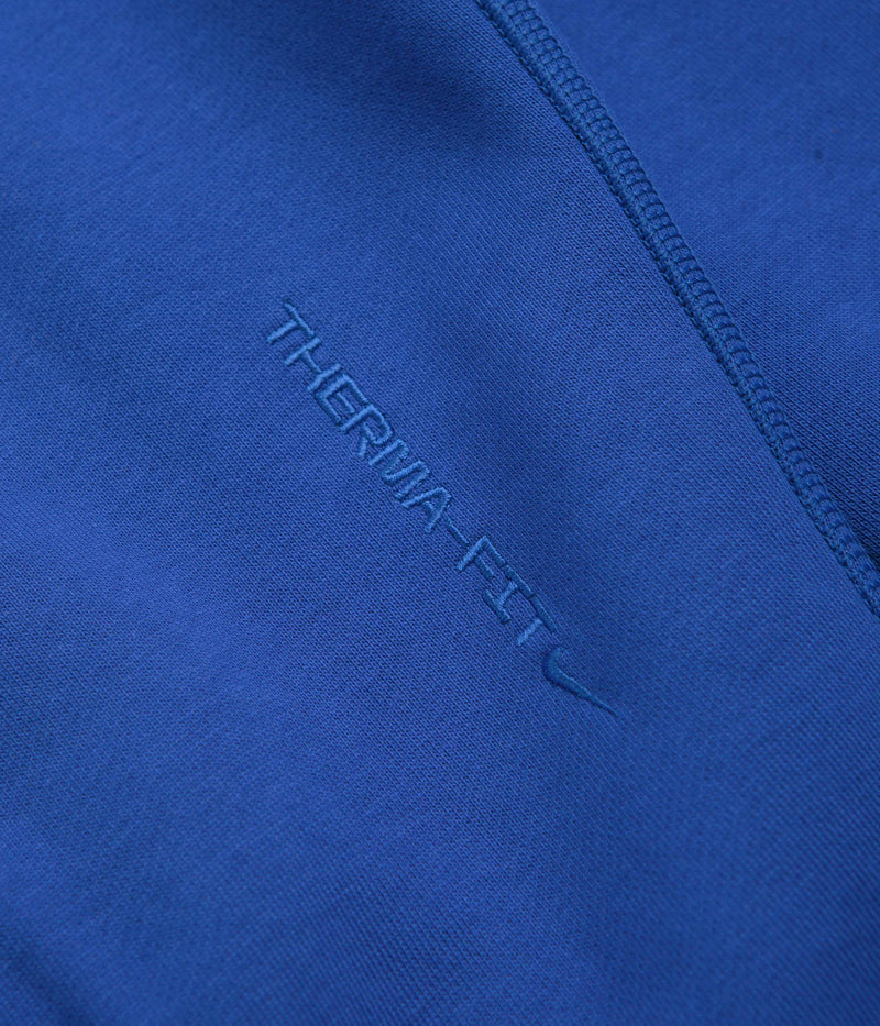 Nike ACG Therma-FIT Fleece Hoodie in Game Royal and Safety Orange / Summit White