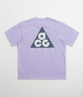 Nike ACG Tri Logo T-Shirt in Hydrangeas and Thunder Blue