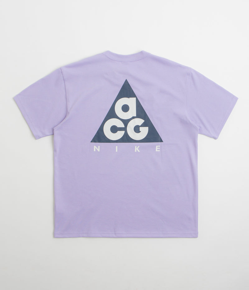 Nike ACG Tri Logo T-Shirt in Hydrangeas and Thunder Blue