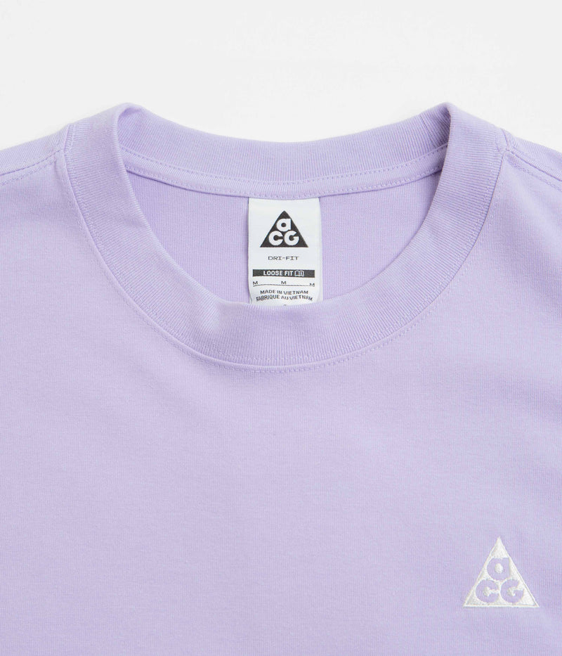 Nike ACG Tri Logo T-Shirt in Hydrangeas and Thunder Blue