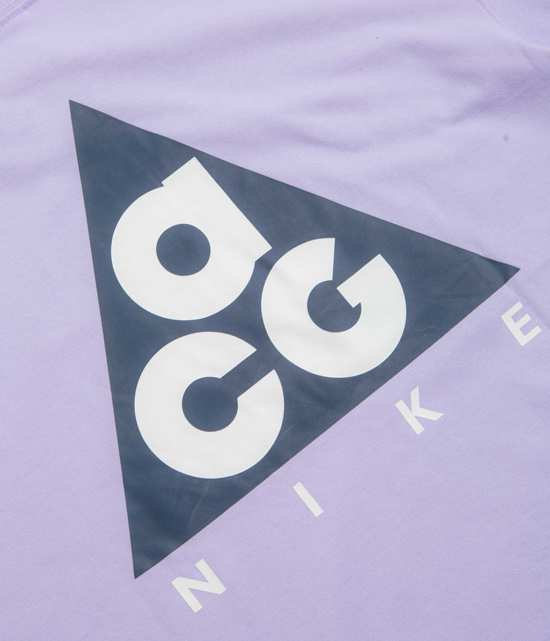 Nike ACG Tri Logo T-Shirt in Hydrangeas and Thunder Blue