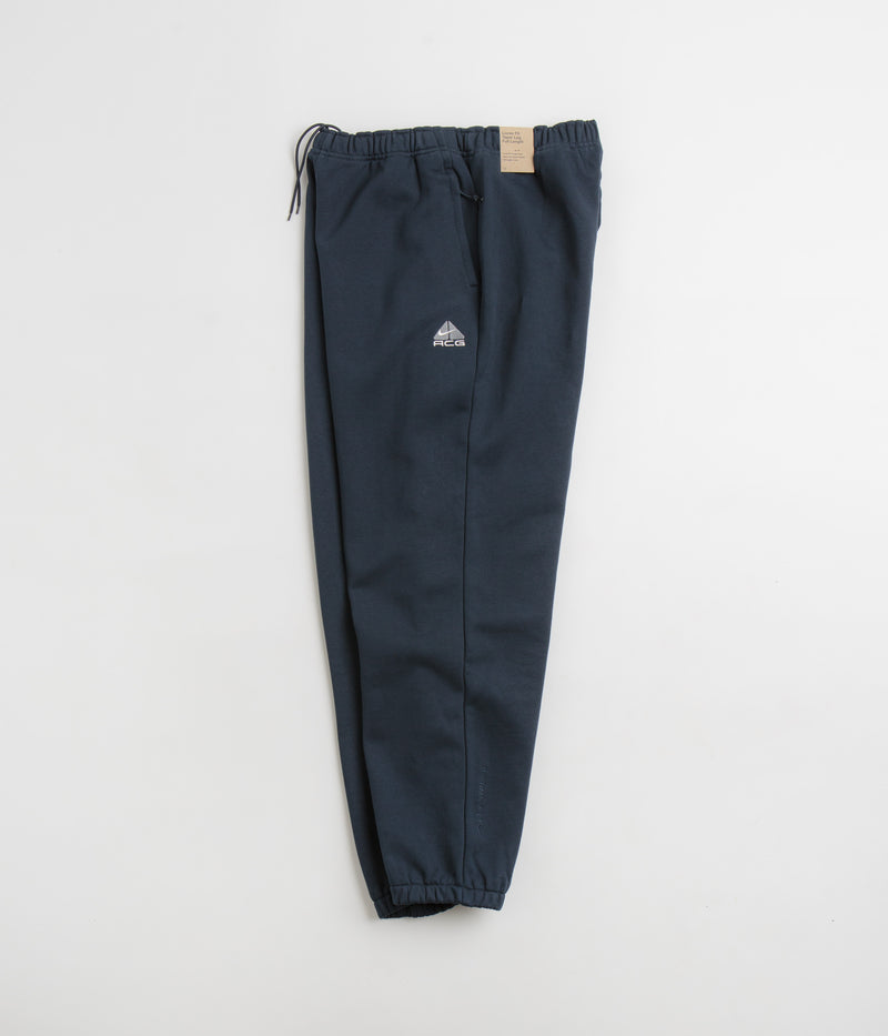 Nike ACG Tuff Fleece Lungs Pants in Armory Navy and Black / Summit White / Black