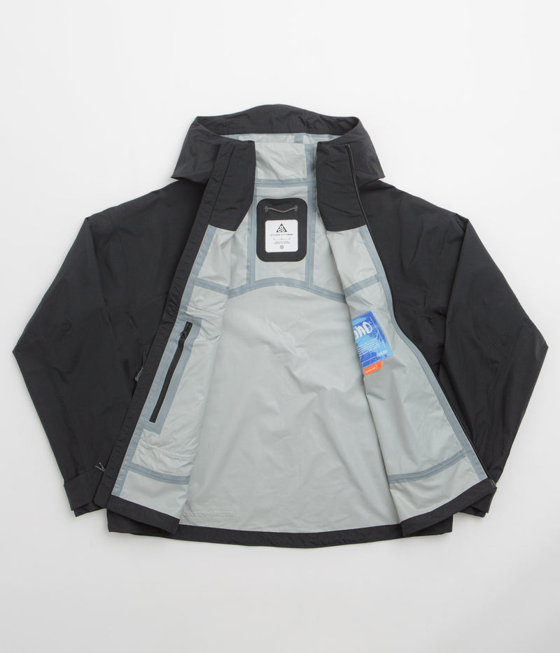 Nike ACG Womens Morpho Rain Jacket in Black and Summit White