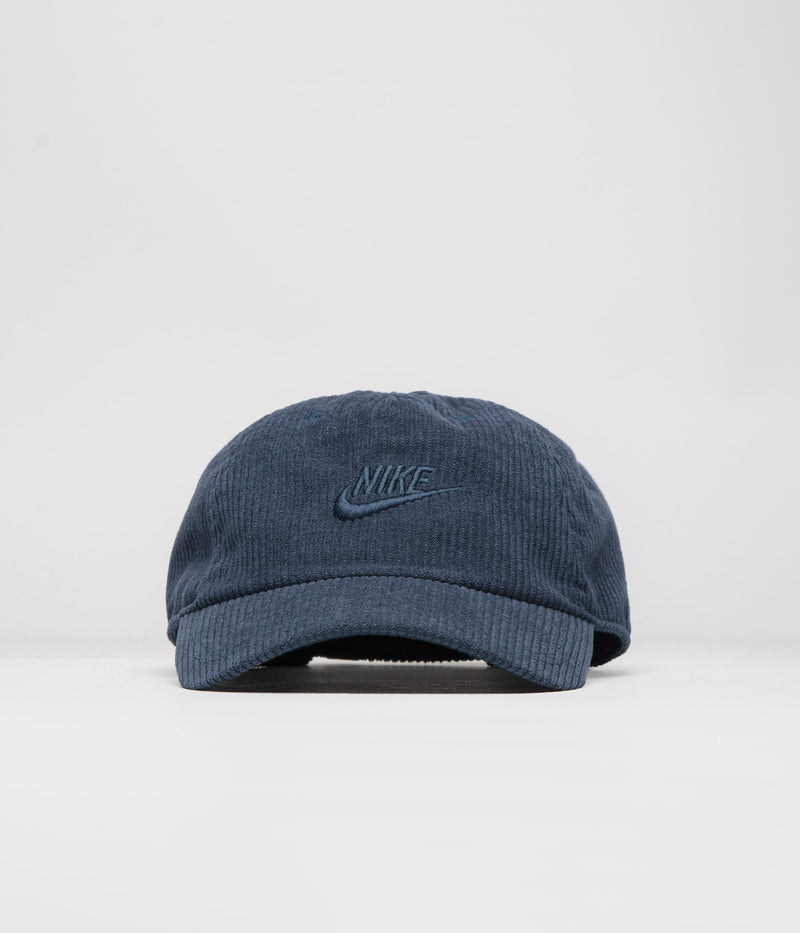Nike Club Corduroy Cap in Armory Navy and Armory Navy