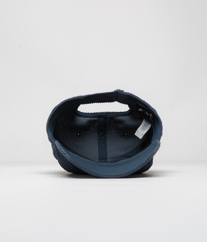 Nike Club Corduroy Cap in Armory Navy and Armory Navy