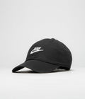 Nike Club Futura Wash Cap in Black and White