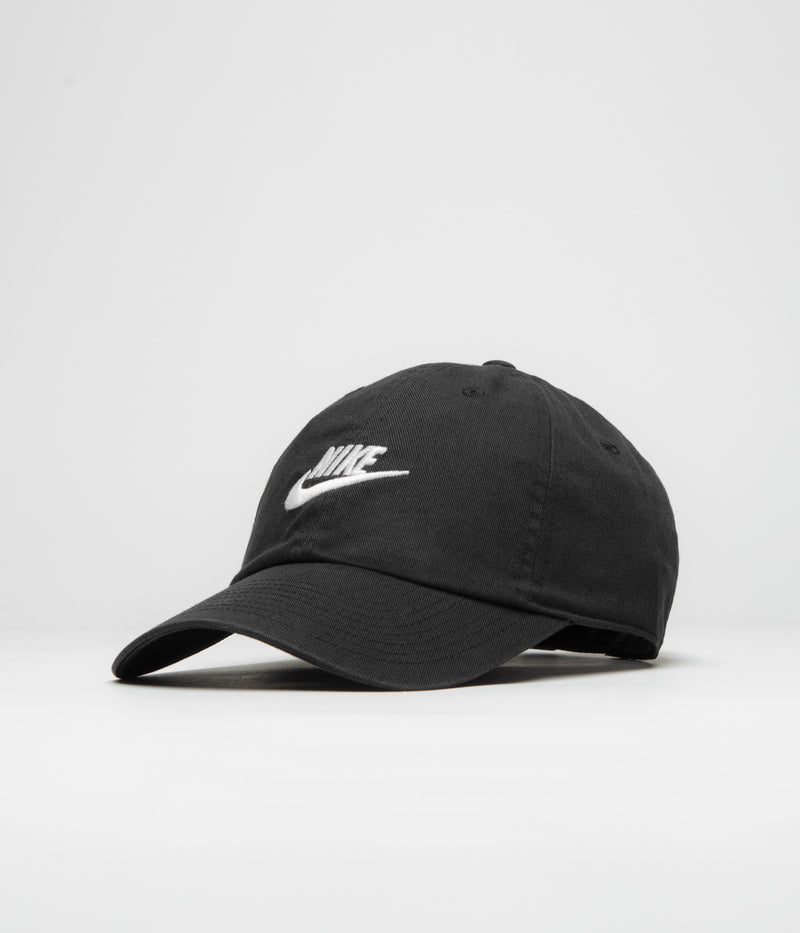Nike Club Futura Wash Cap in Black and White