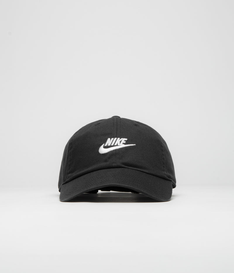 Nike Club Futura Wash Cap in Black and White