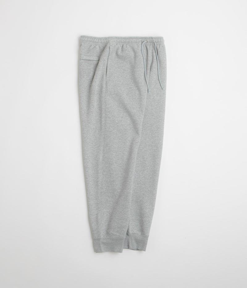 Nike Club Joggers in Dark Grey Heather and Light Smoke Grey / White