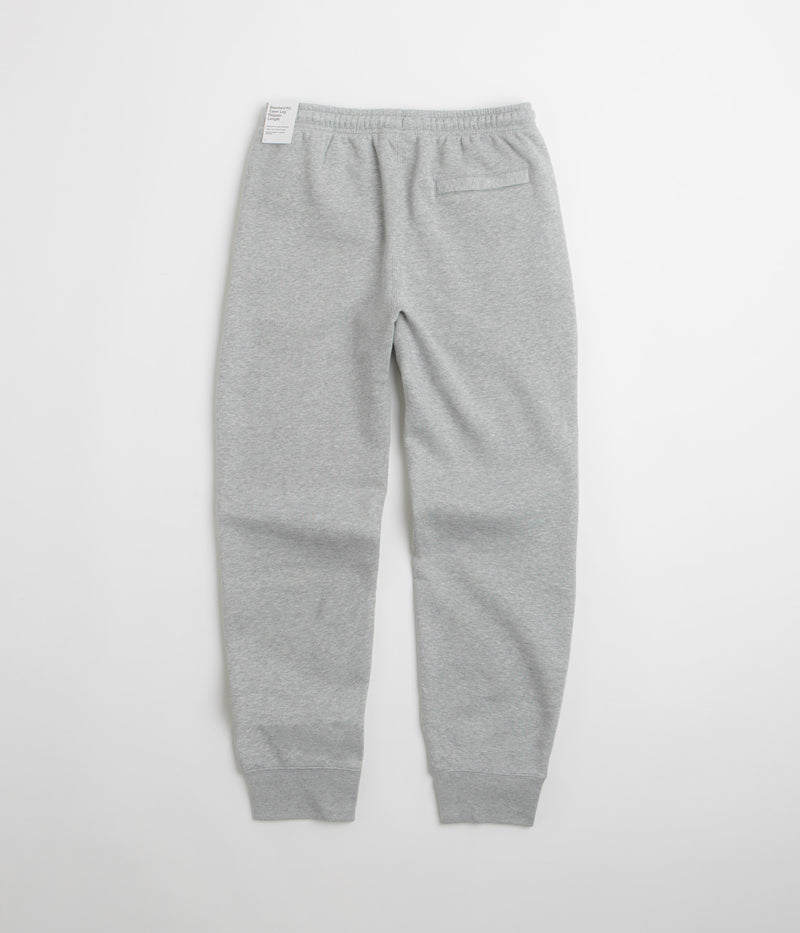 Nike Club Joggers in Dark Grey Heather and Light Smoke Grey / White