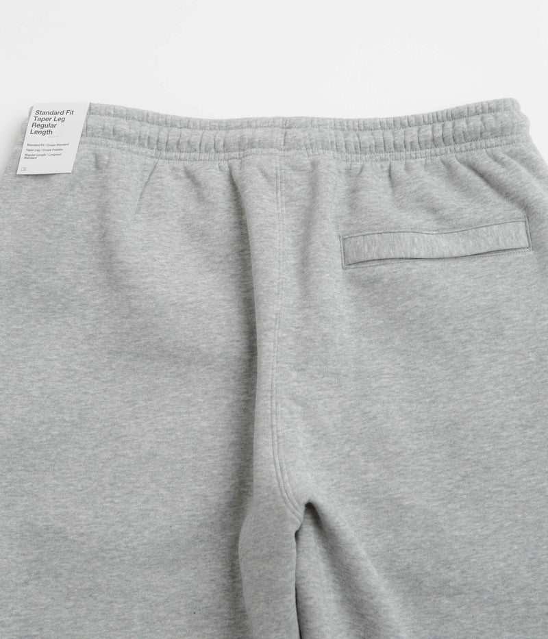 Nike Club Joggers in Dark Grey Heather and Light Smoke Grey / White