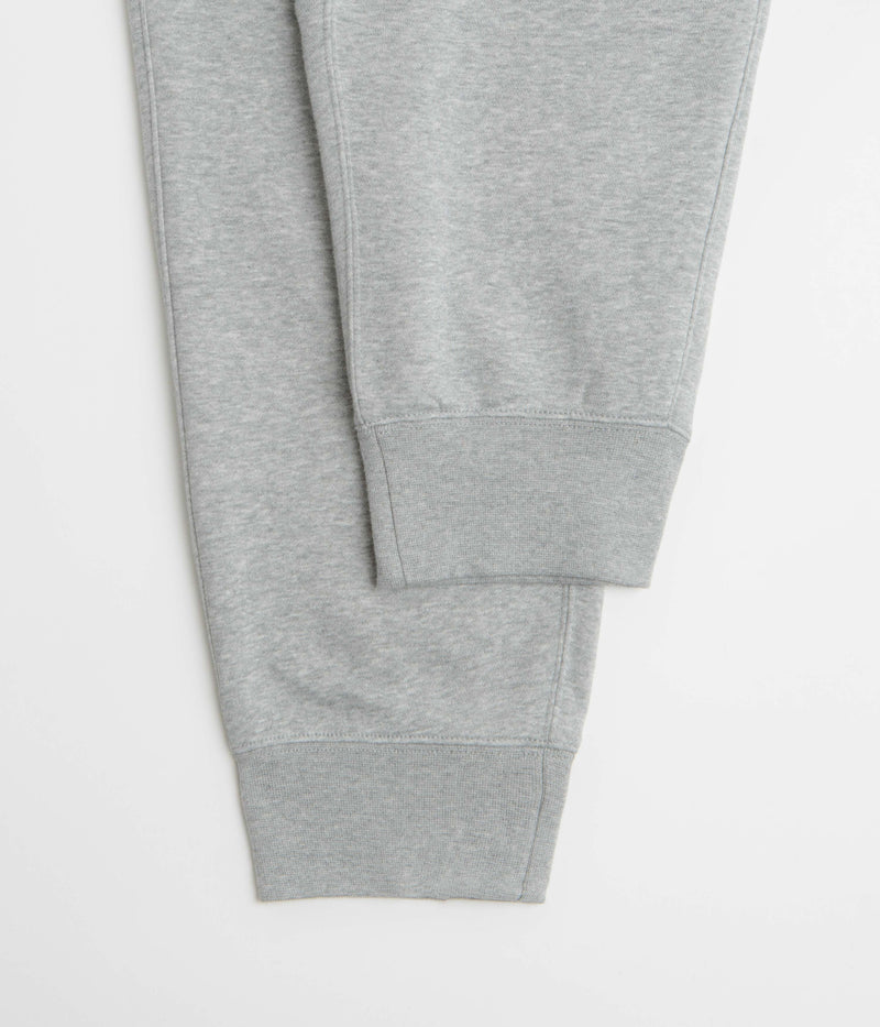 Nike Club Joggers in Dark Grey Heather and Light Smoke Grey / White