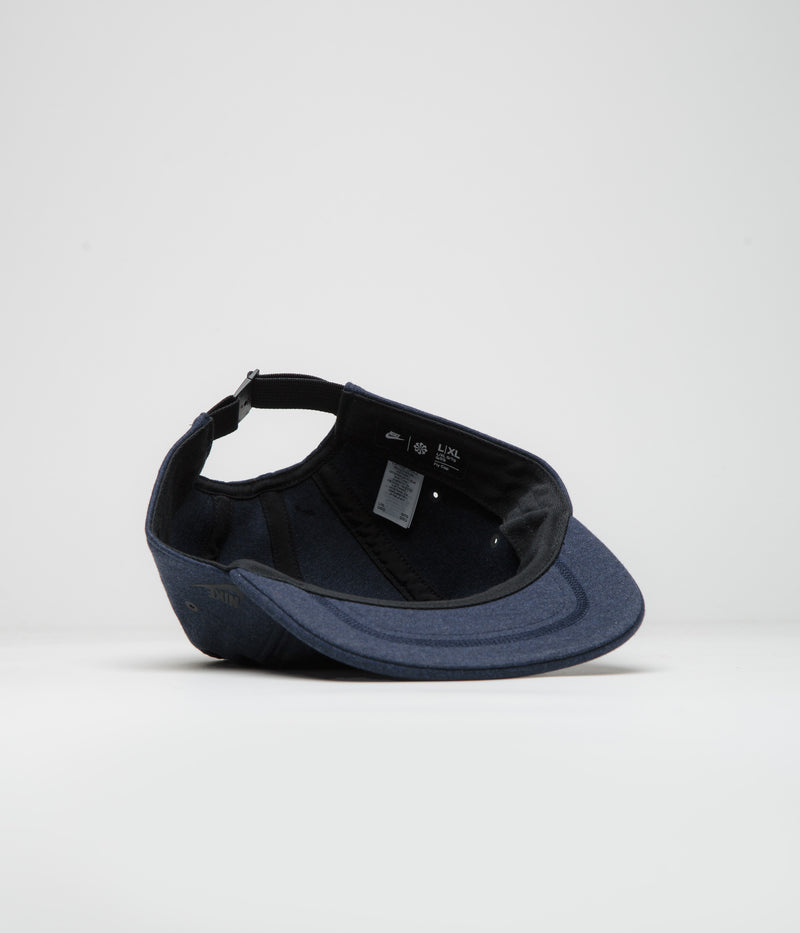 Nike Fly Tech Fleece Cap in Obsidian and Black