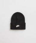 Nike Peak Futura Beanie in Black and White