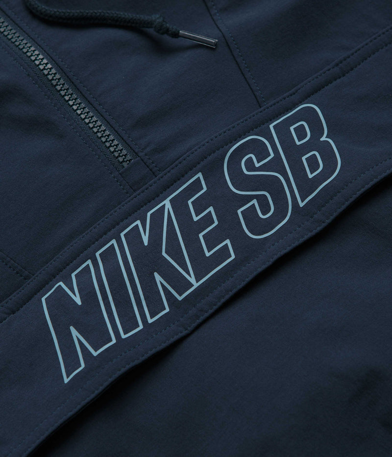 Nike SB Anorak Jacket in Armory Navy and Denim Turquoise