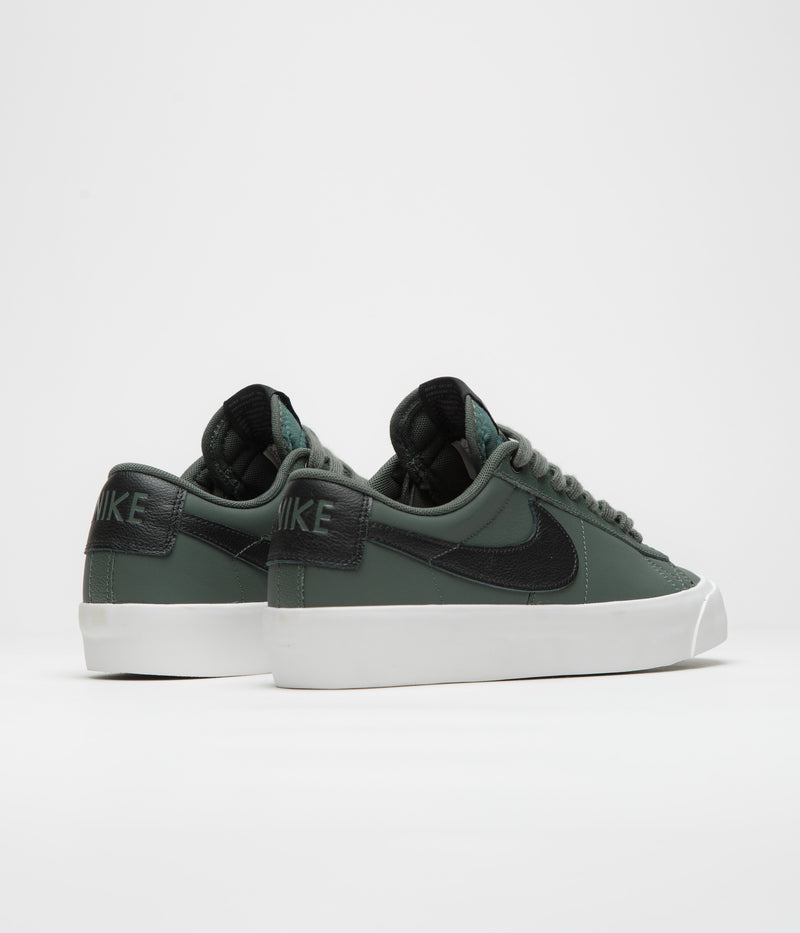 Nike SB Blazer Low Pro GT Shoes in Vintage Green and Black and Vintage Green
