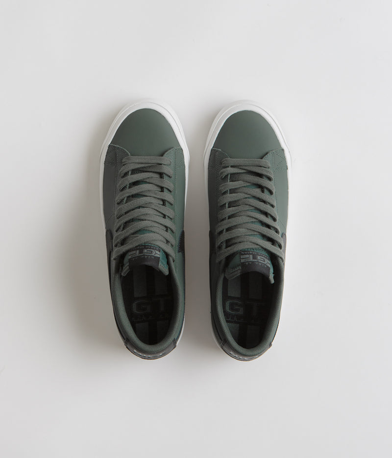 Nike SB Blazer Low Pro GT Shoes in Vintage Green and Black and Vintage Green