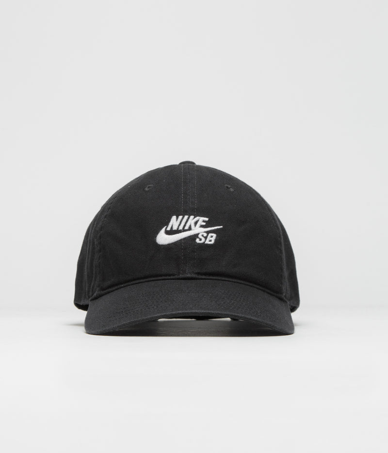 Nike SB Club Unstructured Cap in Black and White