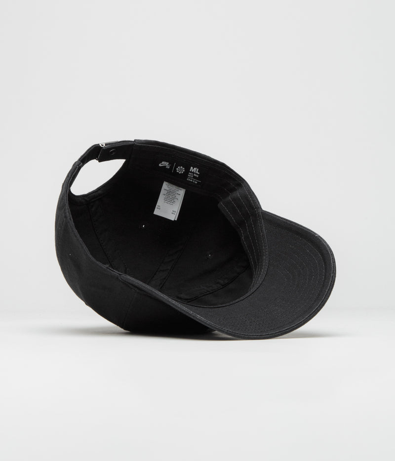 Nike SB Club Unstructured Cap in Black and White