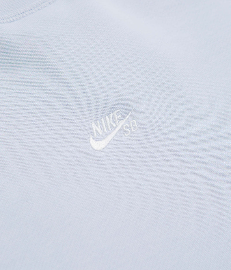 Nike SB Essential Logo Crewneck Sweatshirt in Football Grey and White