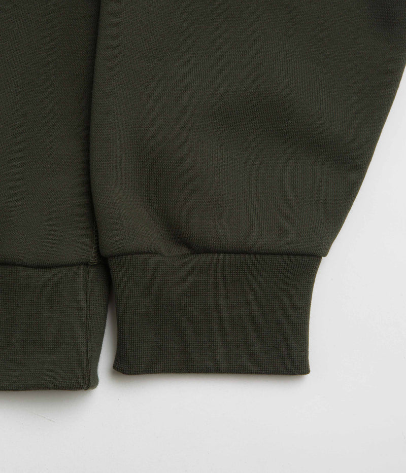 Nike SB Essential Small Logo Hoodie in Sequoia and White