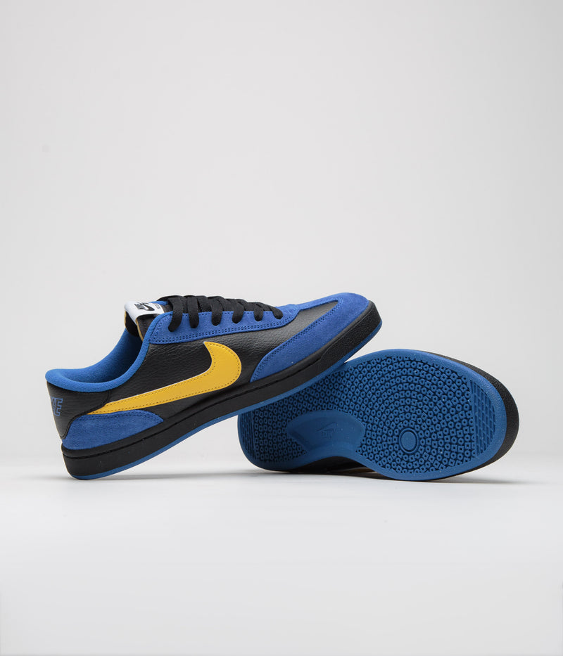 Nike SB FC Classic Shoes in Royal Blue and Varsity Maize and Black - White