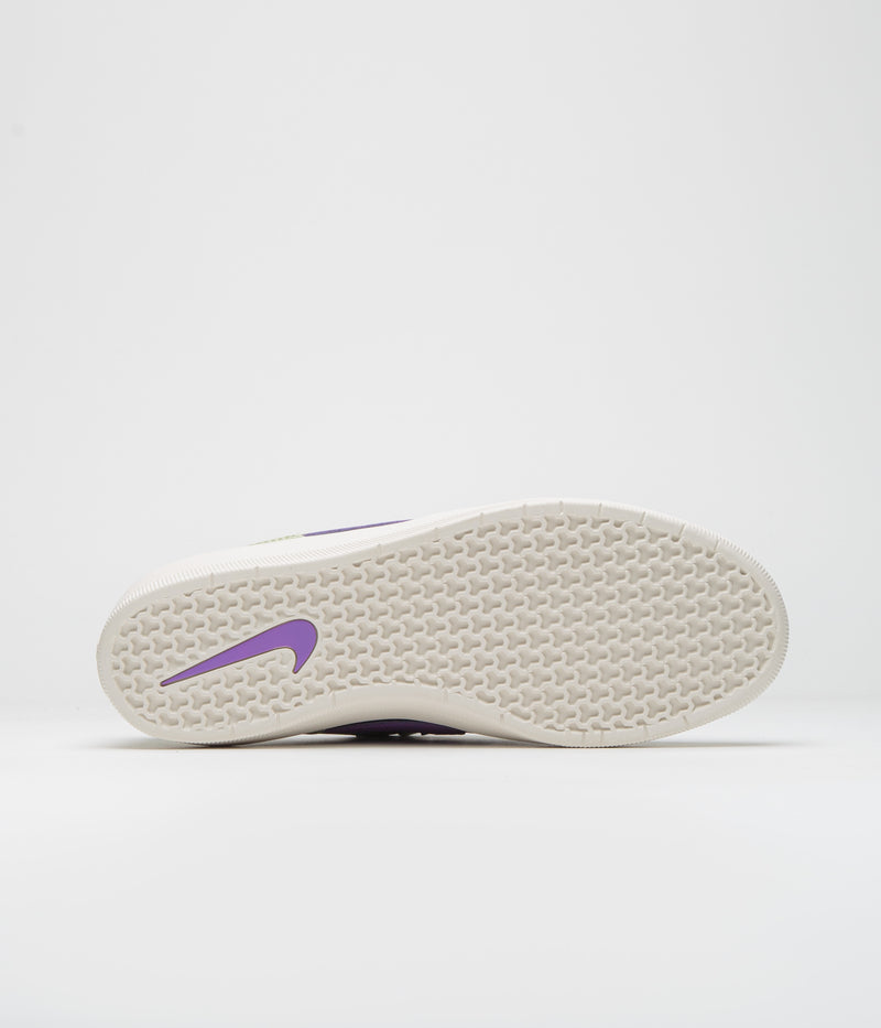 Nike SB Force 58 Premium Shoes in Olive Aura and Black Raspberry and Armory Navy