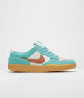 Nike SB Force 58 Shoes in Green Frost and Dark Russet and Phantom
