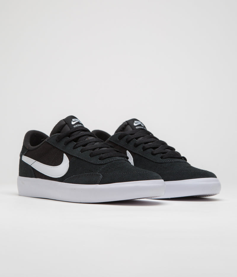 Nike SB Heritage Vulc Shoes in Black and White and Black - White