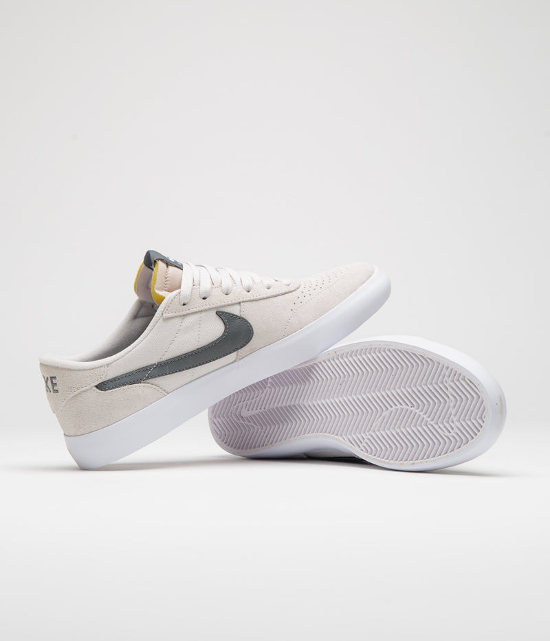 Nike SB Heritage Vulc Shoes in Vast Grey and Iron Grey and Vast Grey - White