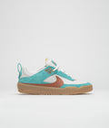 Nike SB Kids Day One Shoes in Green Frost and Dark Russet and Phantom
