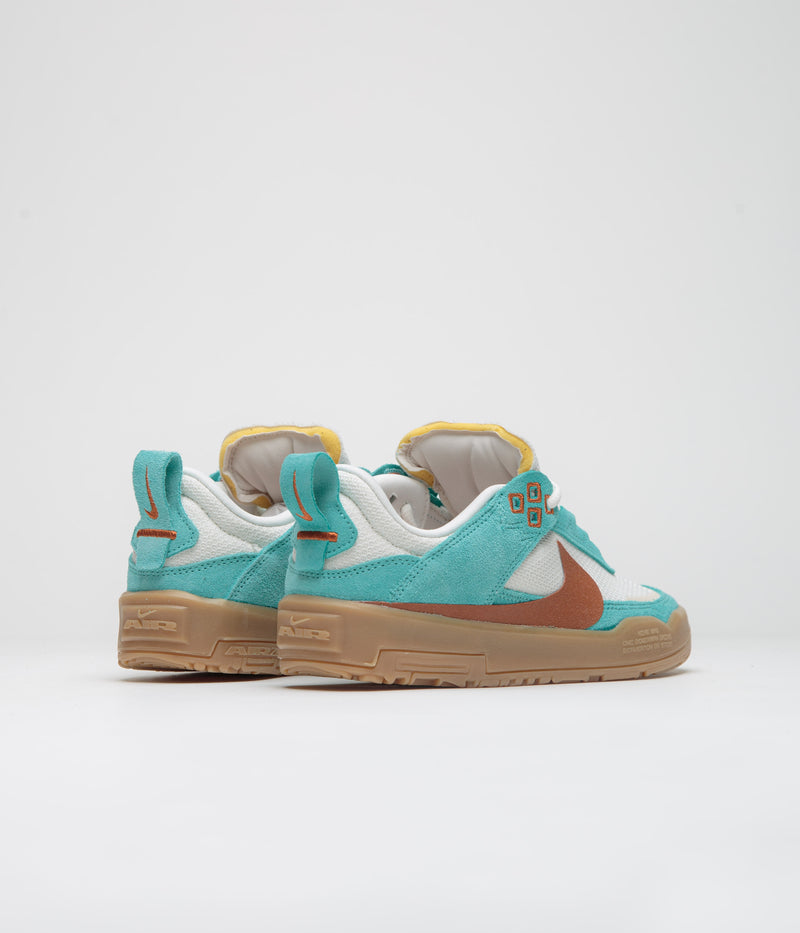 Nike SB Kids Day One Shoes in Green Frost and Dark Russet and Phantom