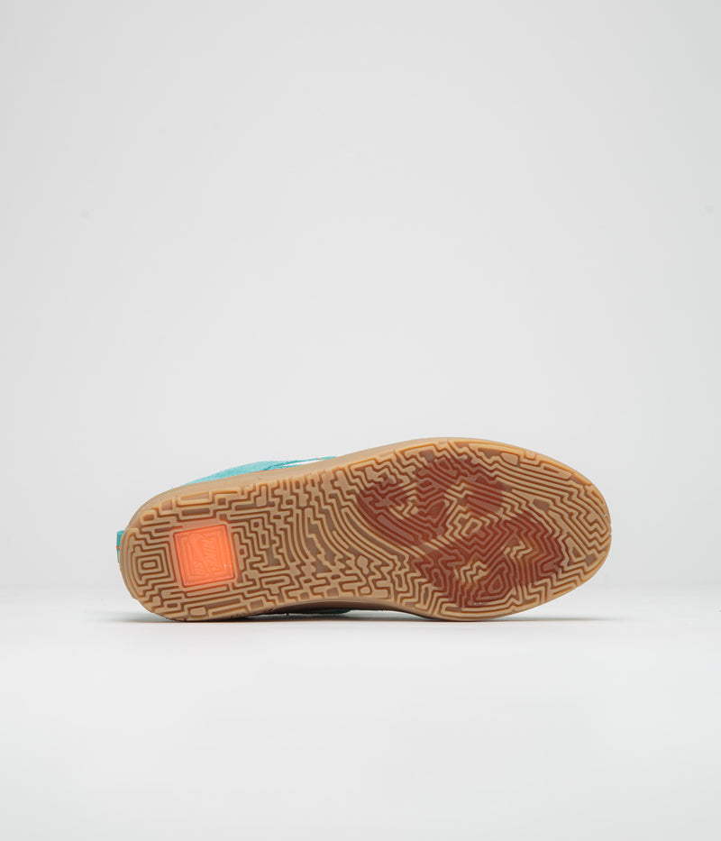 Nike SB Kids Day One Shoes in Green Frost and Dark Russet and Phantom