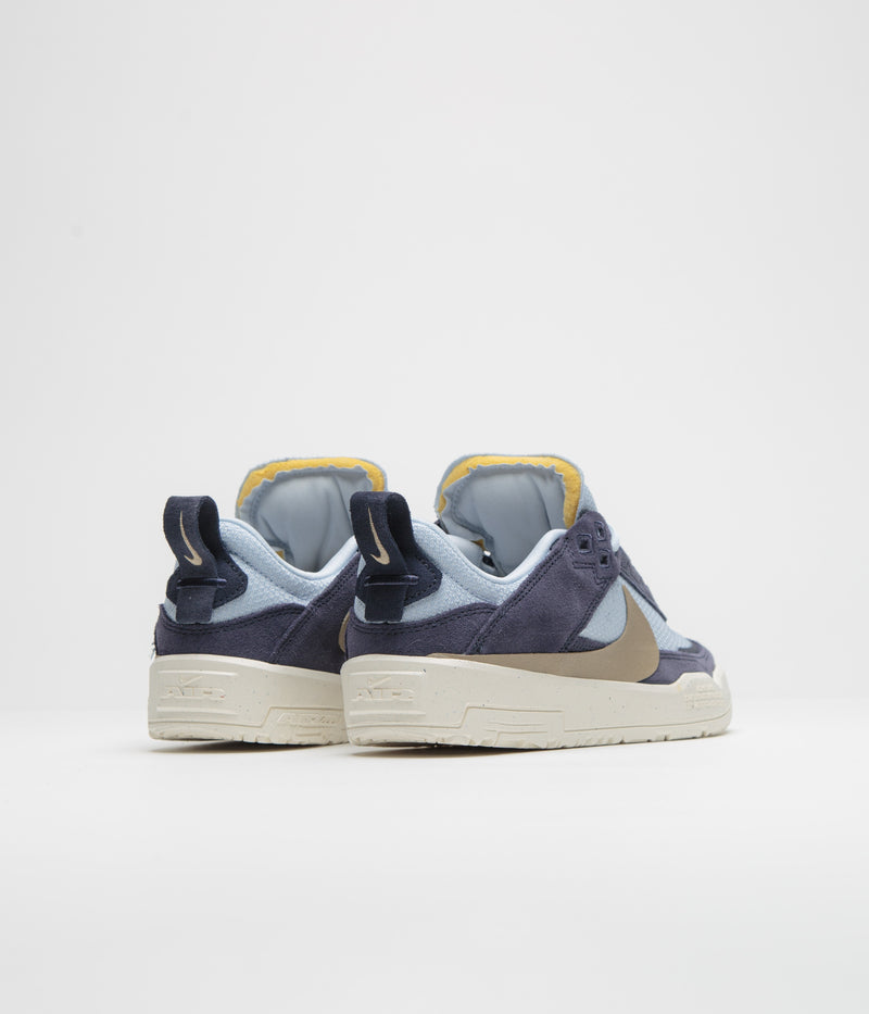 Nike SB Kids Day One Shoes in Thunder Blue and Khaki and Blue Tint - Sail