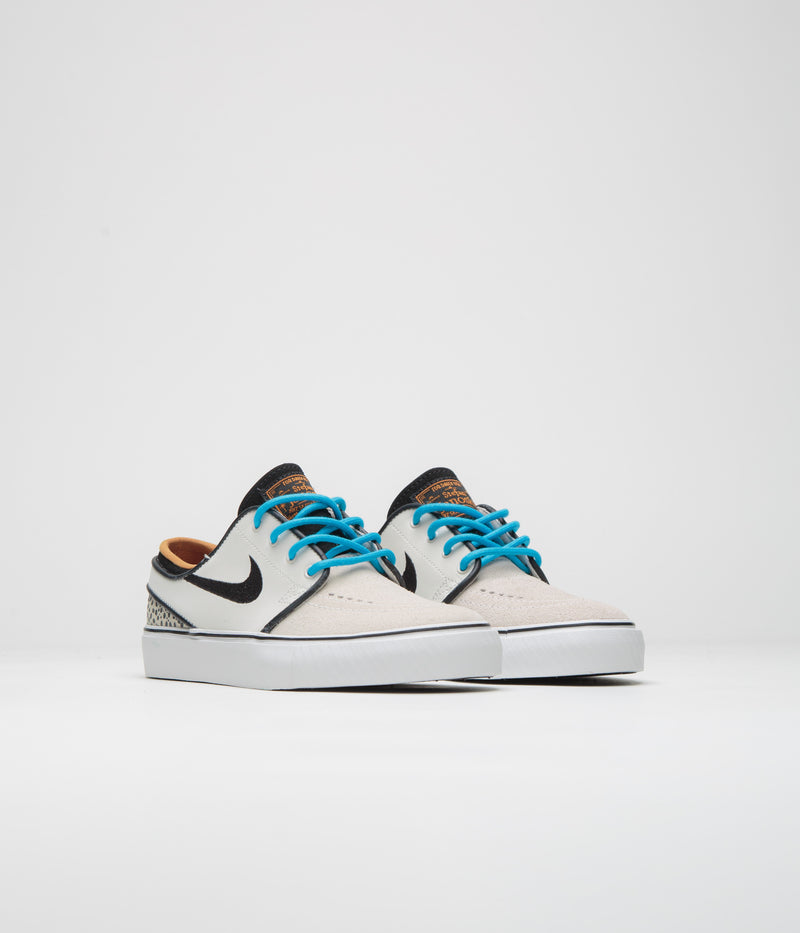 Nike SB Kids Janoski Electric Shoes in Phantom and Black and Black - Monarch