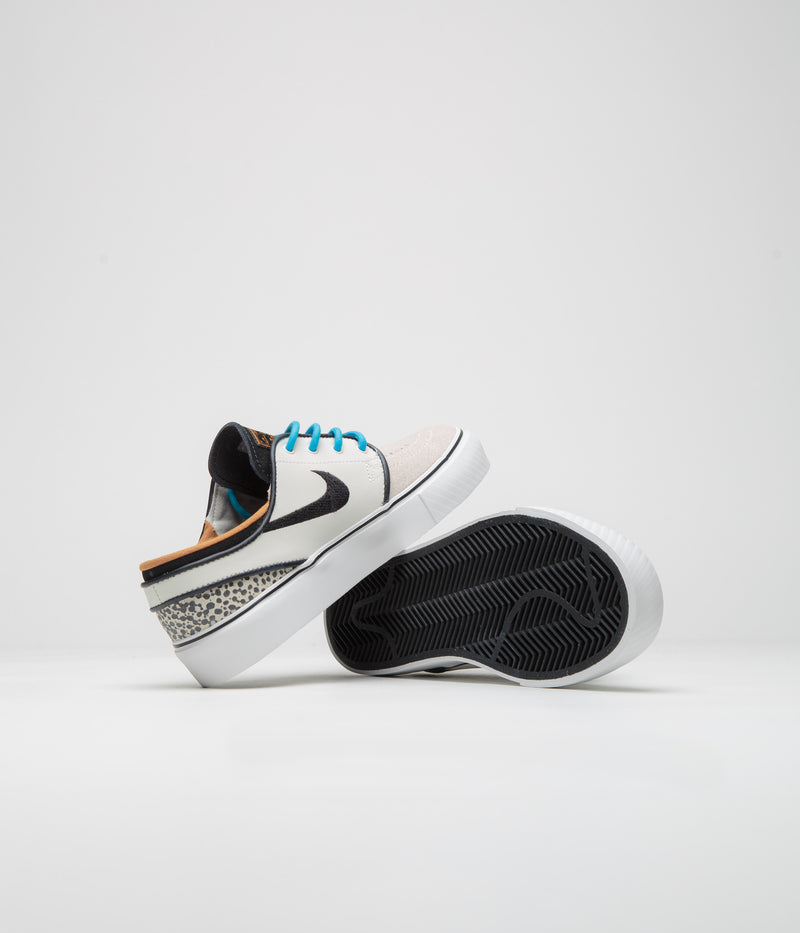 Nike SB Kids Janoski Electric Shoes in Phantom and Black and Black - Monarch
