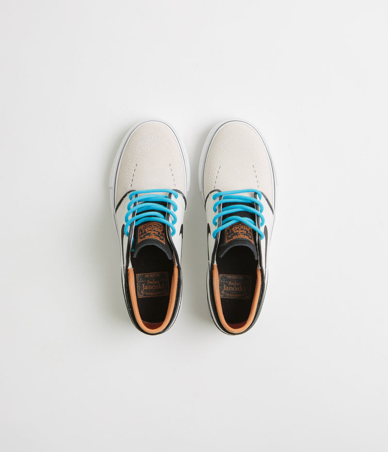 Nike SB Kids Janoski Electric Shoes in Phantom and Black and Black - Monarch