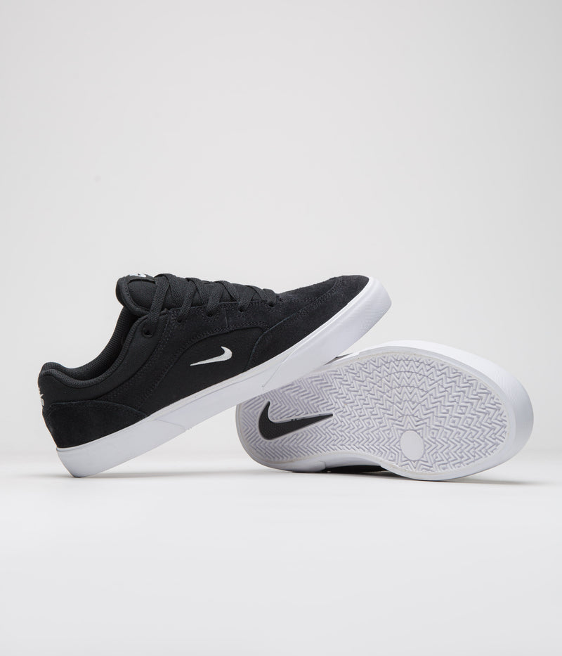 Nike SB Malor Shoes in Black and White and Black - White