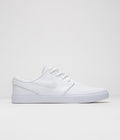 Nike SB Orange Label Janoski OG+ Shoes in White and White and White - White