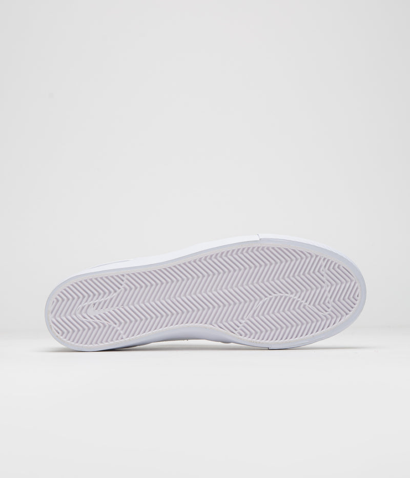 Nike SB Orange Label Janoski OG+ Shoes in White and White and White - White