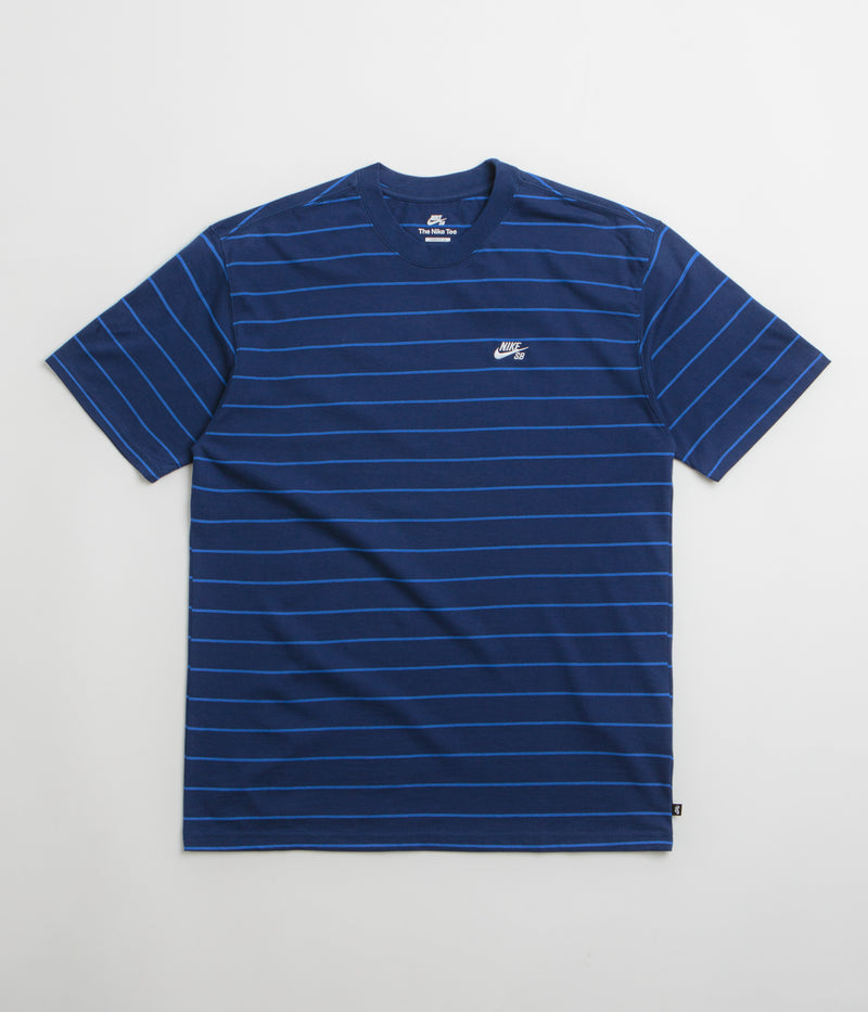 Nike SB Stripe T-Shirt in Blue Void