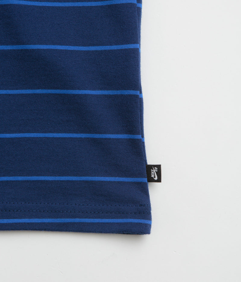 Nike SB Stripe T-Shirt in Blue Void