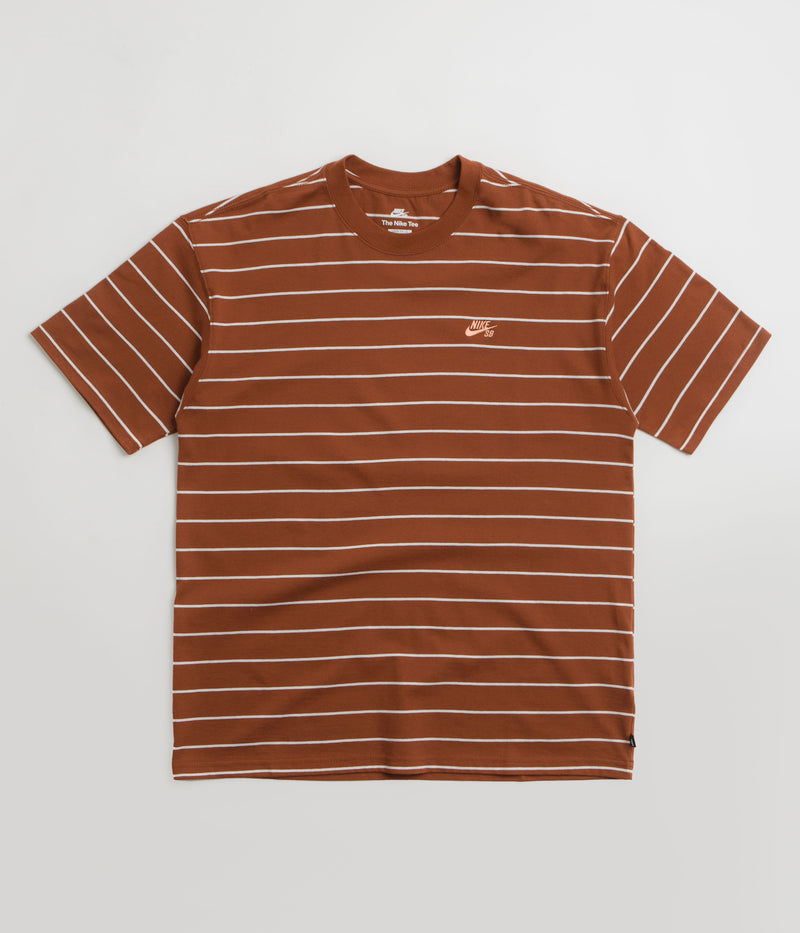 Nike SB Stripe T-Shirt in Cinnamon