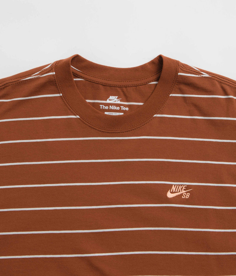 Nike SB Stripe T-Shirt in Cinnamon