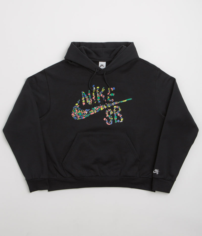 Nike SB Sugar High Hoodie in Black and White